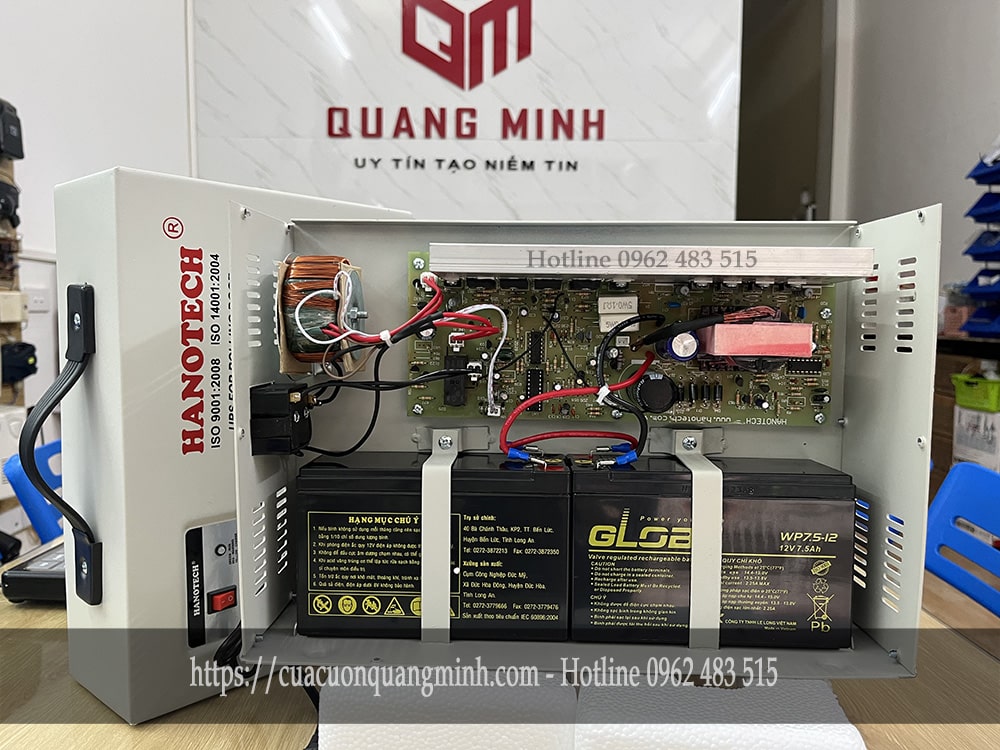 cách sử dụng bộ lưu điện cửa cuốn (7)