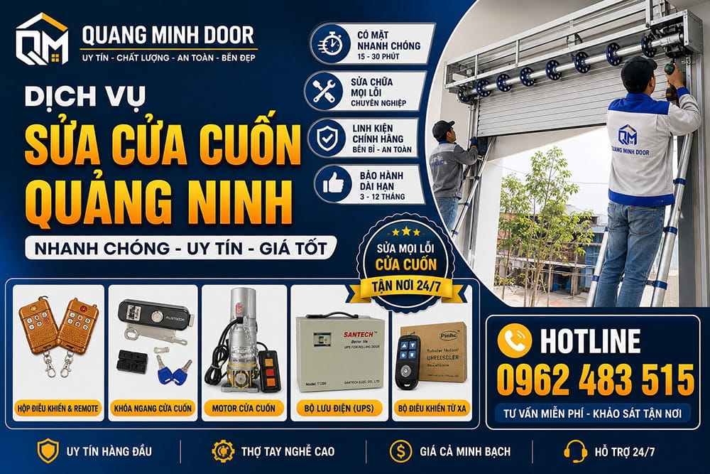 sửa cửa cuốn quảng ninh