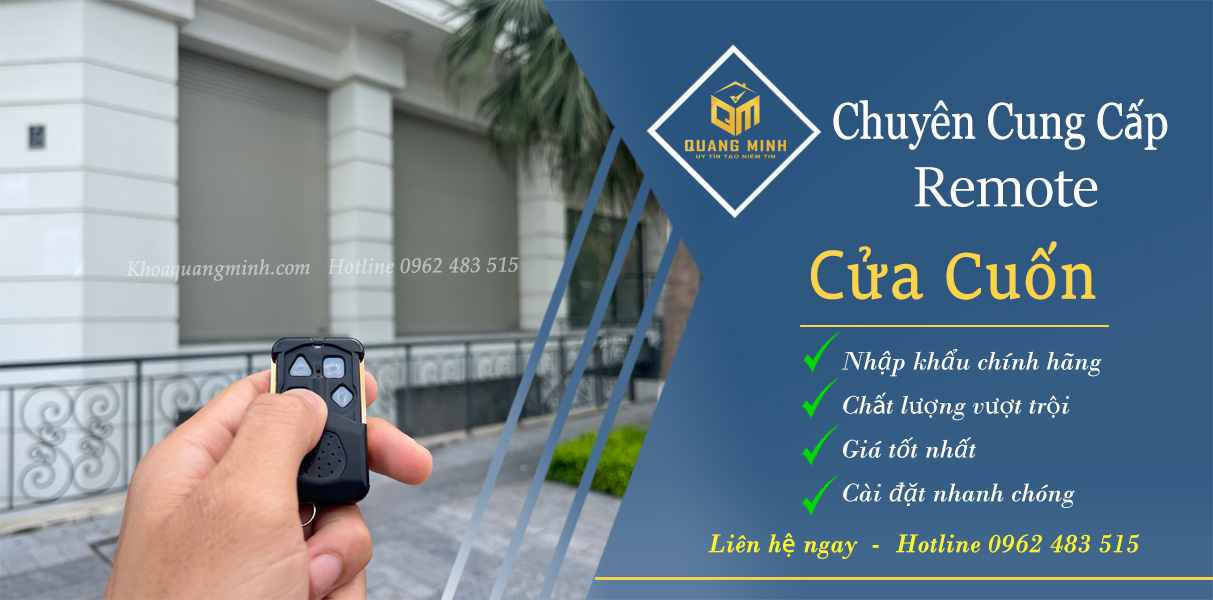 baner remote cửa cuốn