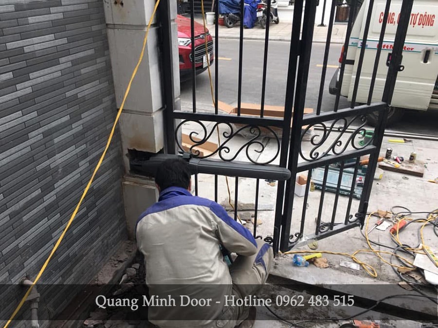 sửa cổng tự dộng âm sàn
