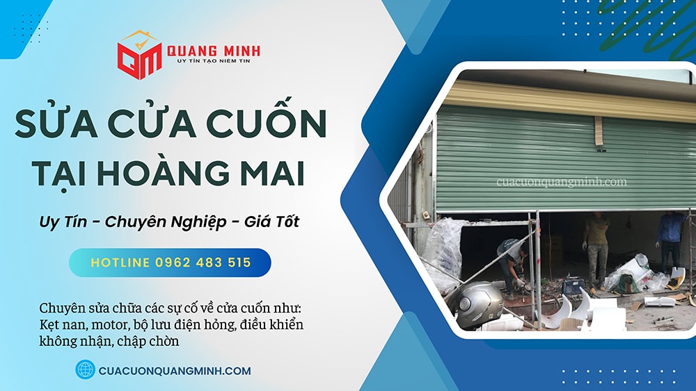 Sửa cửa cuốn  hoàng mai