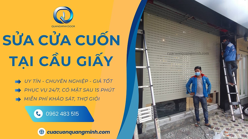 Sửa cửa cuốn cầu giấy