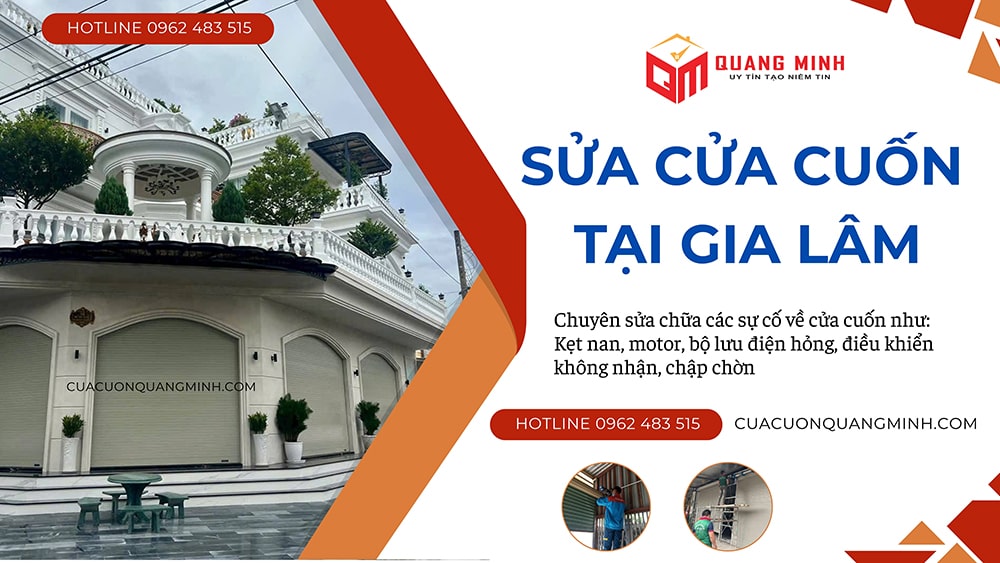 Sửa cửa cuốn gia lâm