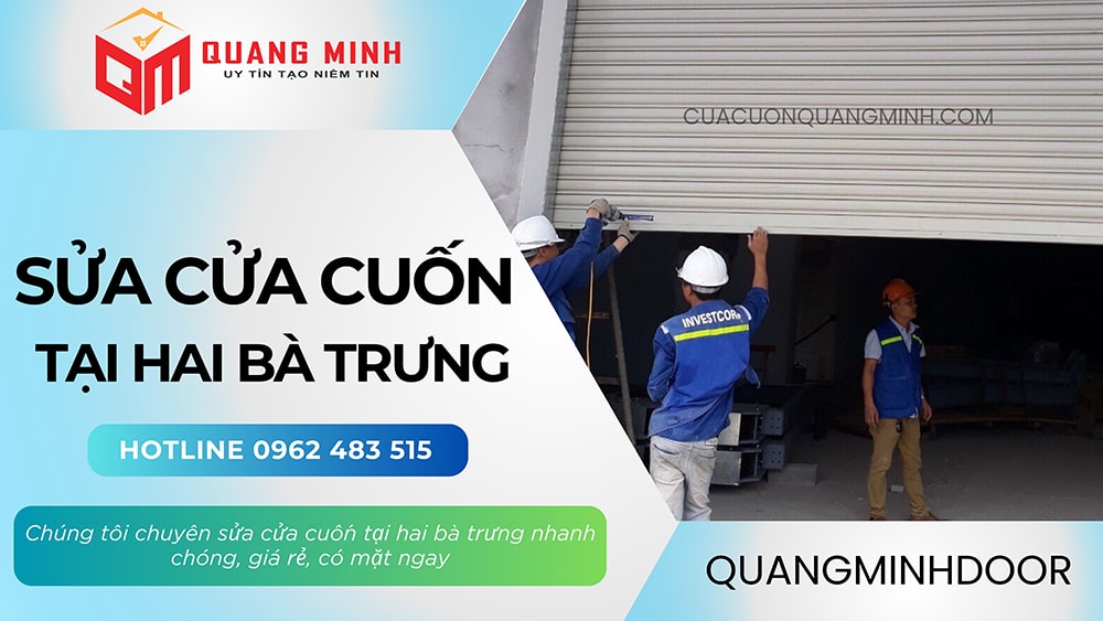 Sửa cửa cuốn hai bà trưng