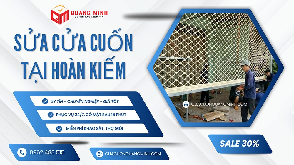 Sửa cửa cuốn hoàn kiếm