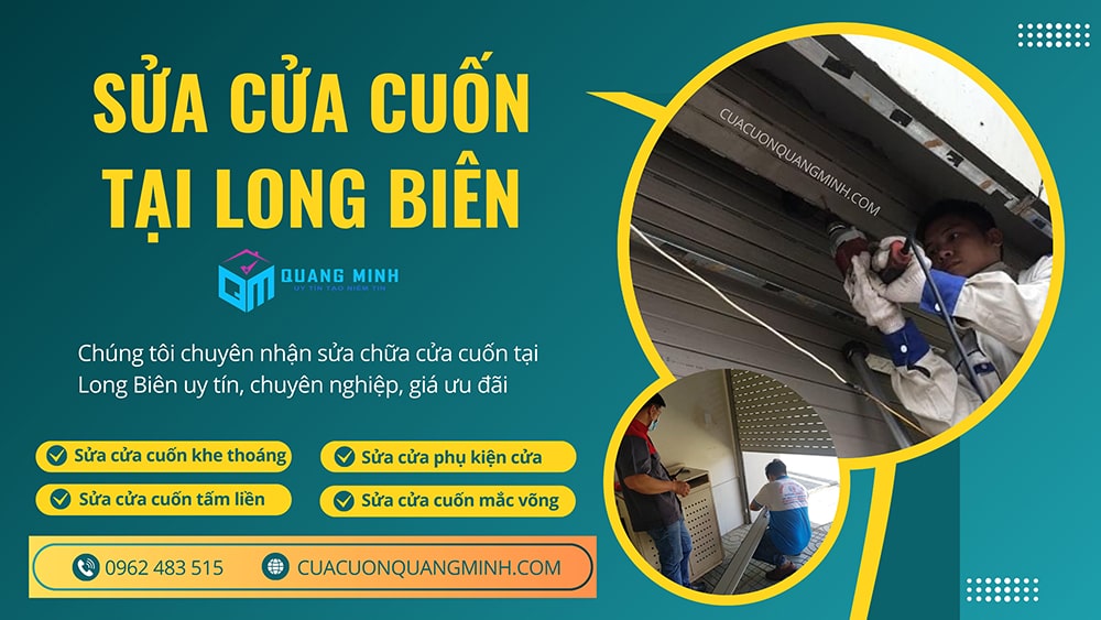 Sửa cửa cuốn long biên