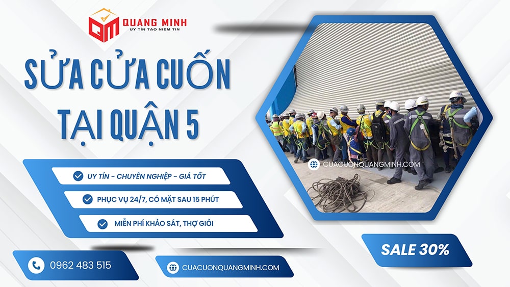 Sửa cửa cuốn quận 5