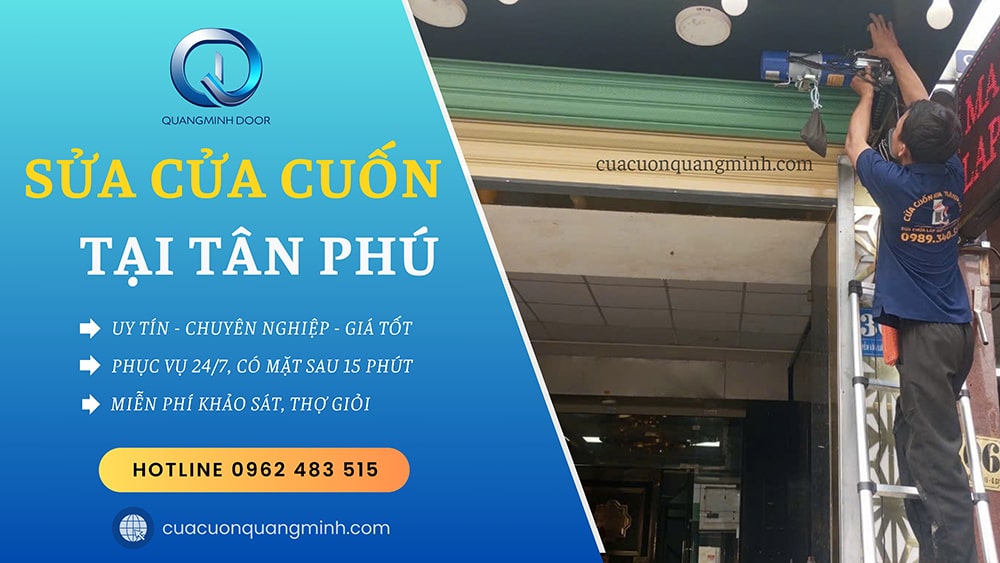 Sửa cửa cuốn tân phú