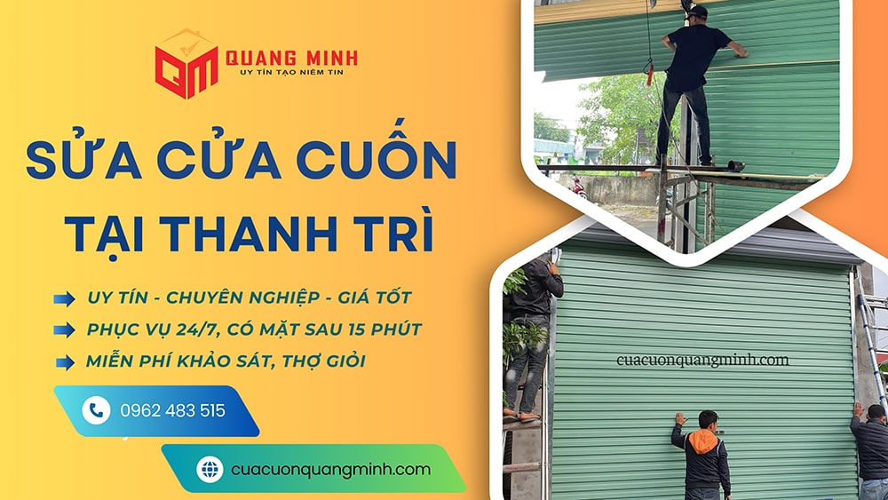 Sửa cửa cuốn thanh trì