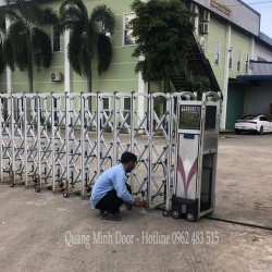 Sửa Cổng Xếp Inox Tại Hà Nội Thợ Tận Nơi, Xử Lý Nhanh Mọi Sự Cố