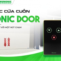 Công tắc điều khiển cửa cuốn điện thoại Hunonic