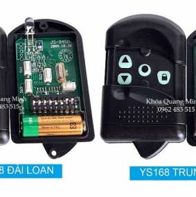 So sánh điều khiển cửa cuốn Ys168 Đài Loan và Ys168 Trung Quốc