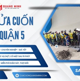 Thợ Sửa Cửa Cuốn Quận 5 Chuyên Nghiệp, SALE 50%